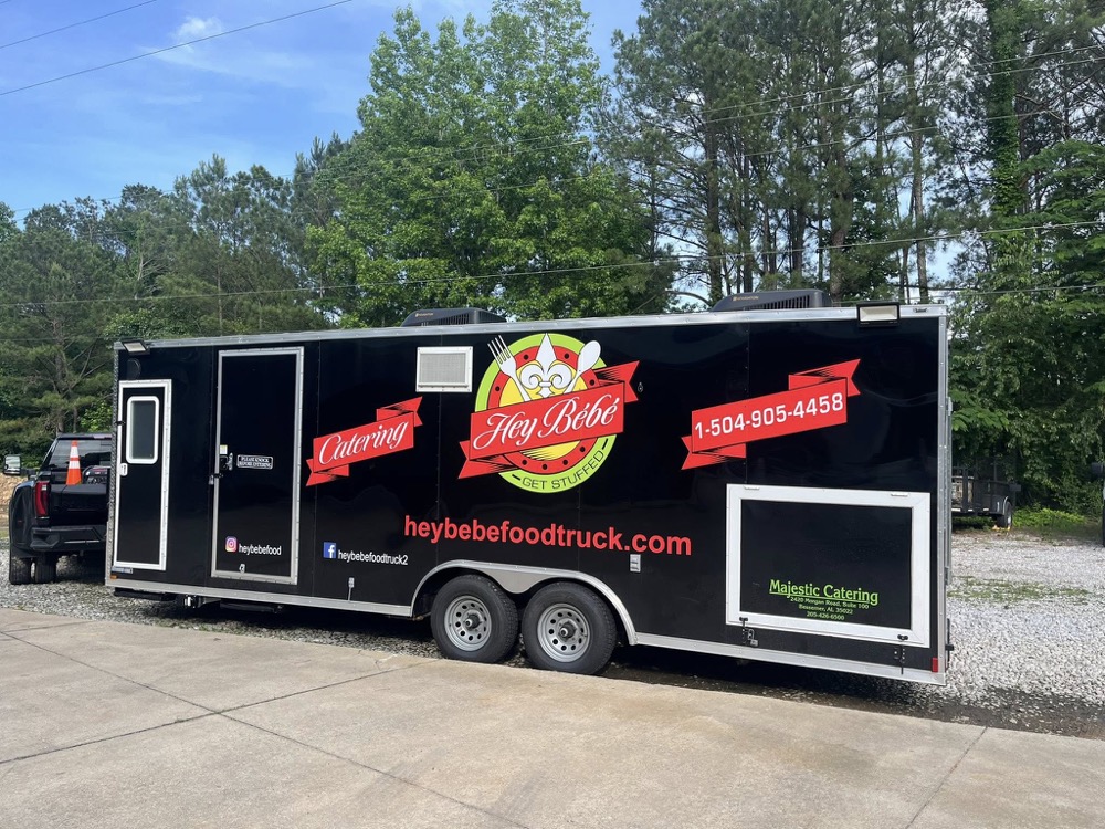 Hey Bebe catering trailer